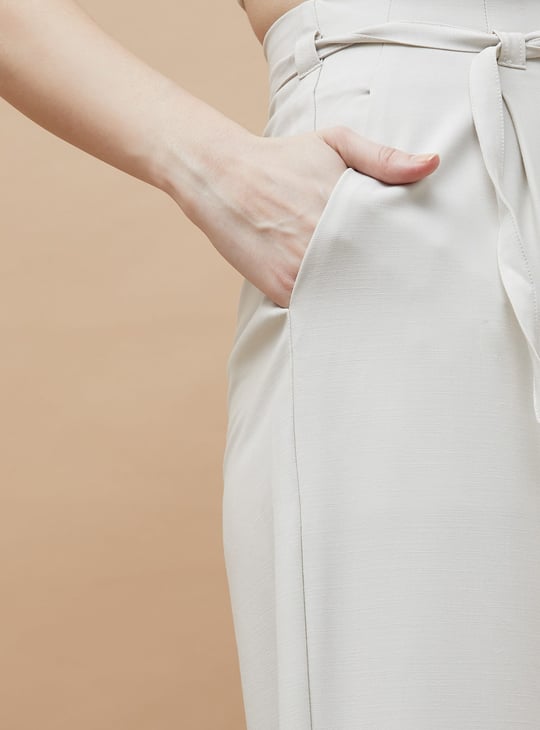 GINGER Solid Parachute Pants