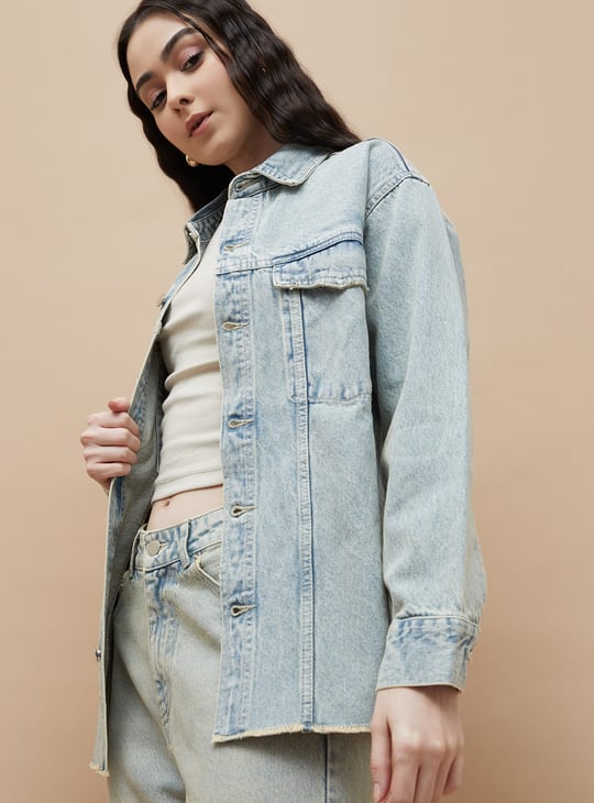GINGER Washed Denim Shirt