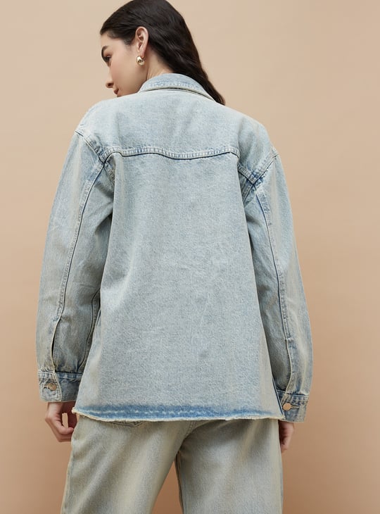 GINGER Washed Denim Shirt
