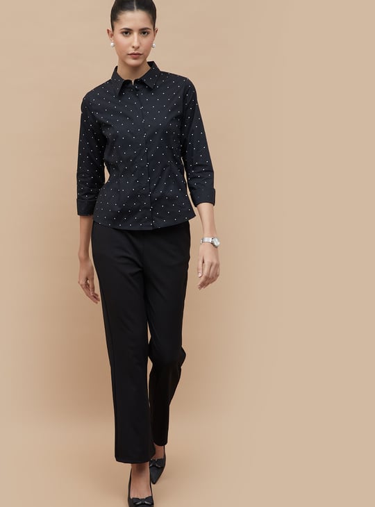 CODE CLASSIC Polka Dot Shirt