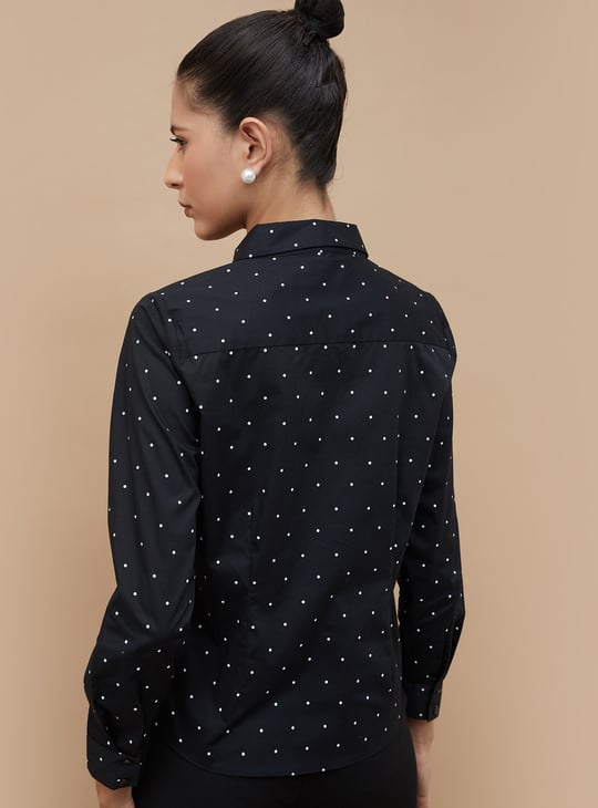 CODE CLASSIC Polka Dot Shirt