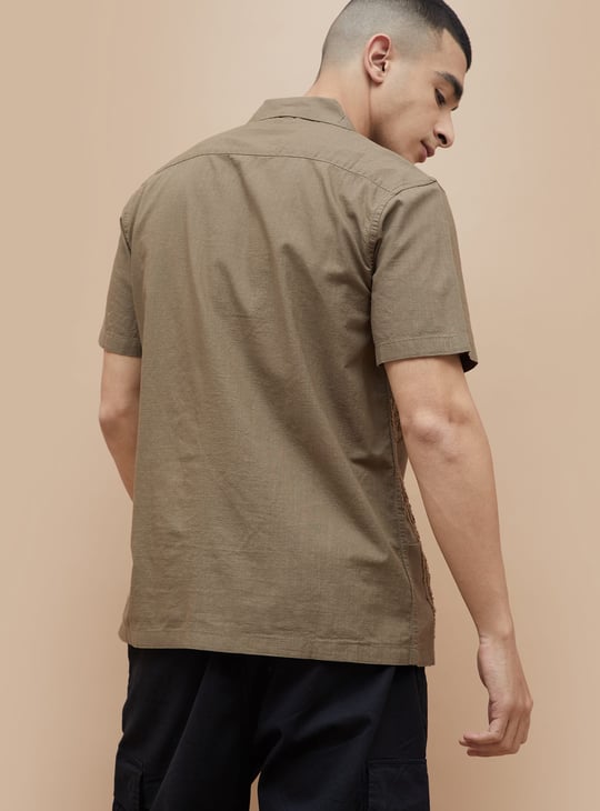 FORCA Embroidered Regular Fit Shirt