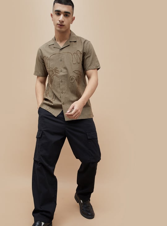 FORCA Embroidered Regular Fit Shirt