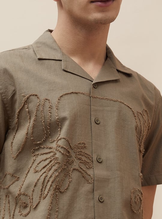 FORCA Embroidered Regular Fit Shirt