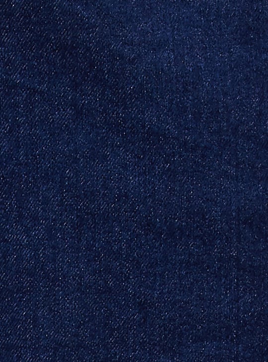 COLOUR ME Embroidered High-Rise Wide-Leg Jeans