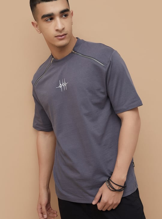 FORCA NXT Zip-Detailed T-shirt