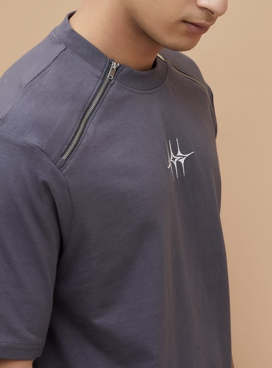 FORCA NXT Zip-Detailed T-shirt