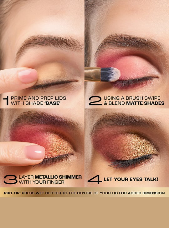 LAKME Rouge Bloom Eyeshadow Pro-Palette - 27g