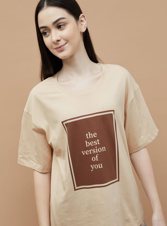 GINGER Graphic Print Lounge T-shirt