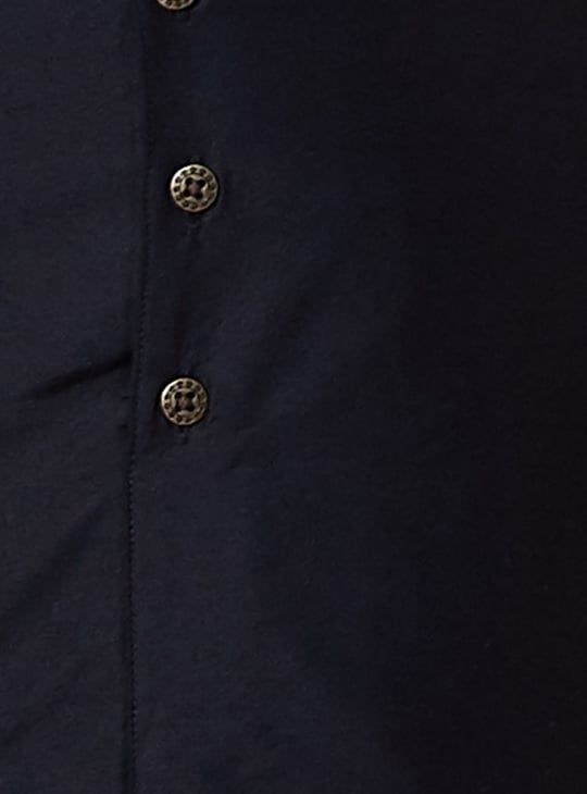 MELANGE Solid Long Kurta with Pockets
