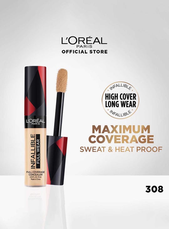 L'OREAL PARIS Infallible Full Wear Concealer - 308 -10ml