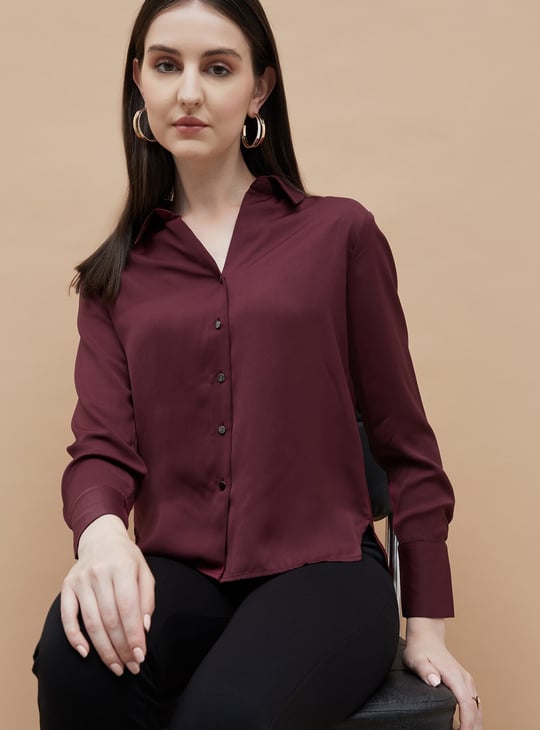 CODE Solid Regular Fit Shirt