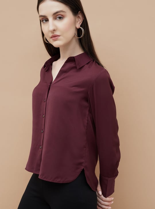 CODE Solid Regular Fit Shirt