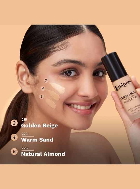 PILGRIM Dream Matte Serum Foundation - Rich Caramel - 30ml