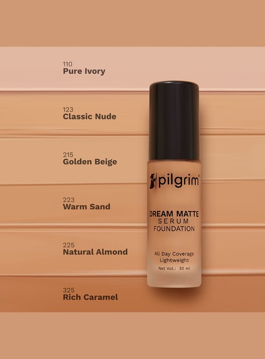 PILGRIM Dream Matte Serum Foundation - Rich Caramel - 30ml