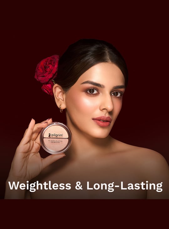 PILGRIM Highlighter Duo The Gold Rhythm Champangne Gold & Rose Gold- 11g