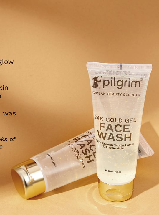 PILGRIM 24K Gold Gel Face Wash - 80ml
