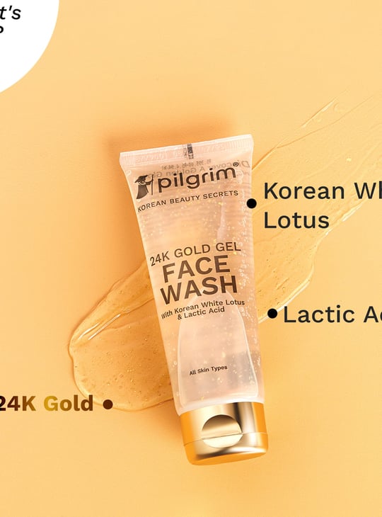 PILGRIM 24K Gold Gel Face Wash - 80ml