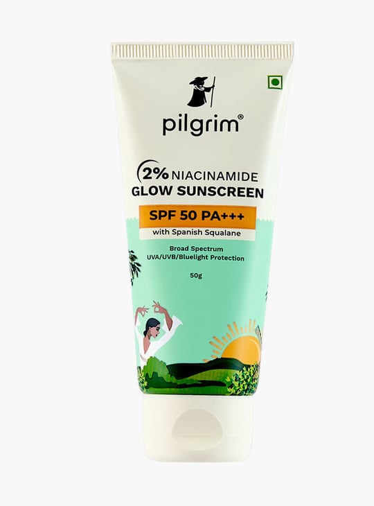PILGRIM 2 Percent Niacinamide Sunscreen Glo Spf 50 Pa++ - 50g
