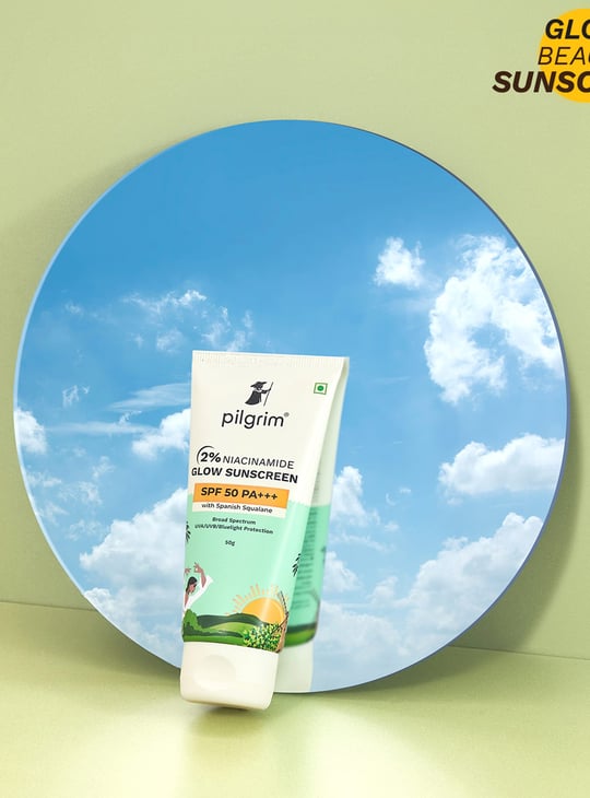 PILGRIM 2 Percent Niacinamide Sunscreen Glo Spf 50 Pa++ - 50g