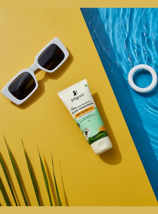 PILGRIM 2 Percent Niacinamide Sunscreen Glo Spf 50 Pa++ - 50g