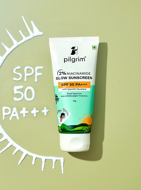 PILGRIM 2 Percent Niacinamide Sunscreen Glo Spf 50 Pa++ - 50g