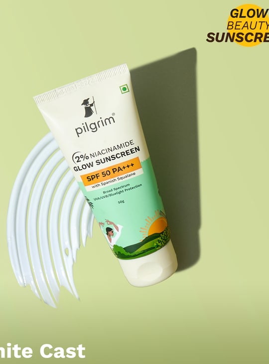 PILGRIM 2 Percent Niacinamide Sunscreen Glo Spf 50 Pa++ - 50g