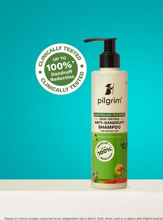 PILGRIM Australian Tea Tree Non-Drying Anti-Dandruff Shampoo - 200ml