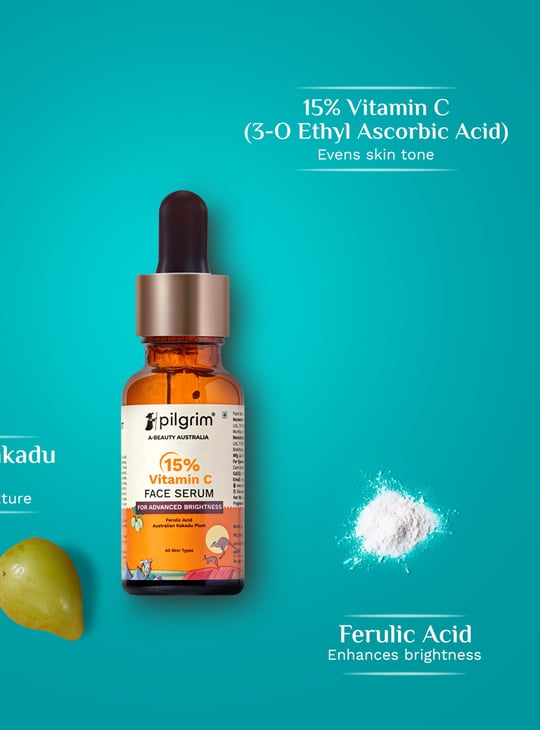 PILGRIM 15 Percent Vitamin C Face Serum - 20ml