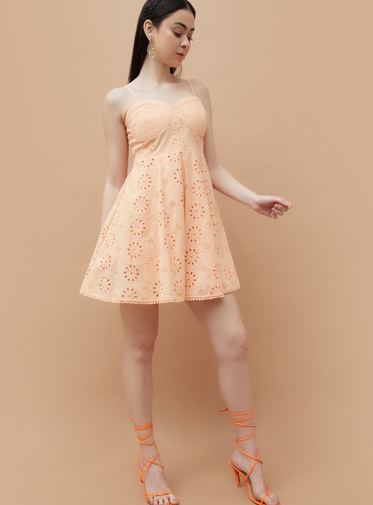 GINGER Schiffli A-Line Dress