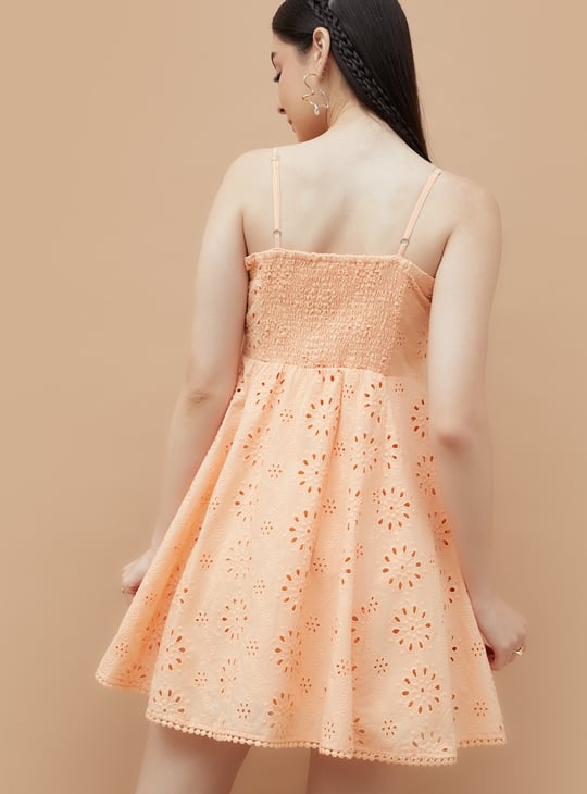 GINGER Schiffli A-Line Dress