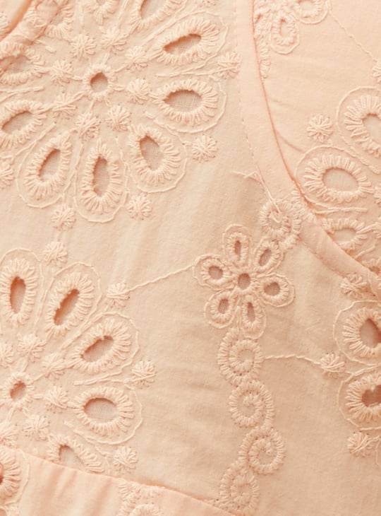 GINGER Schiffli A-Line Dress