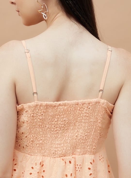 GINGER Schiffli A-Line Dress