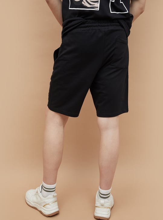 FAME FOREVER Varsity Print Shorts
