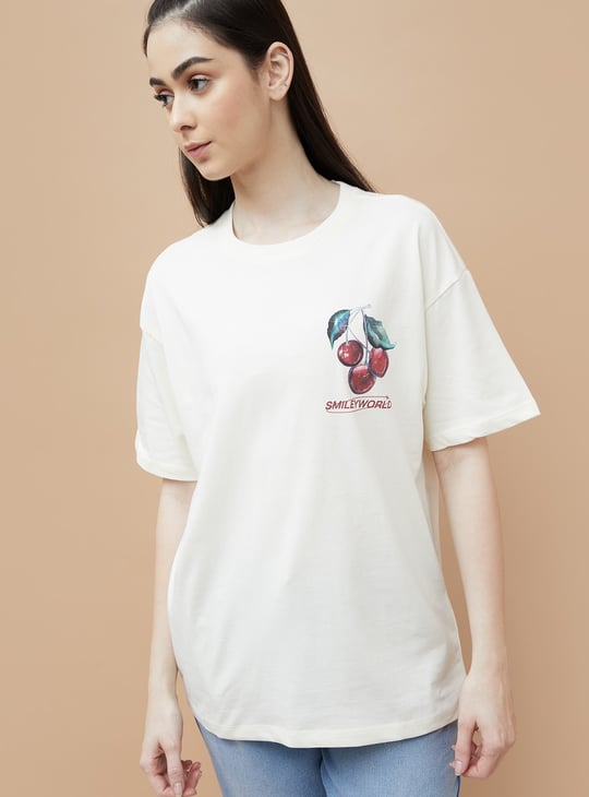 GINGER Back Printed Oversized T-shirt