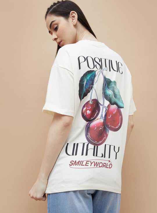GINGER Back Printed Oversized T-shirt