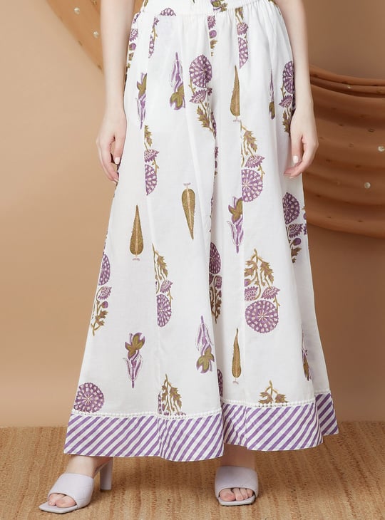 MELANGE Printed Straight Kurta Set