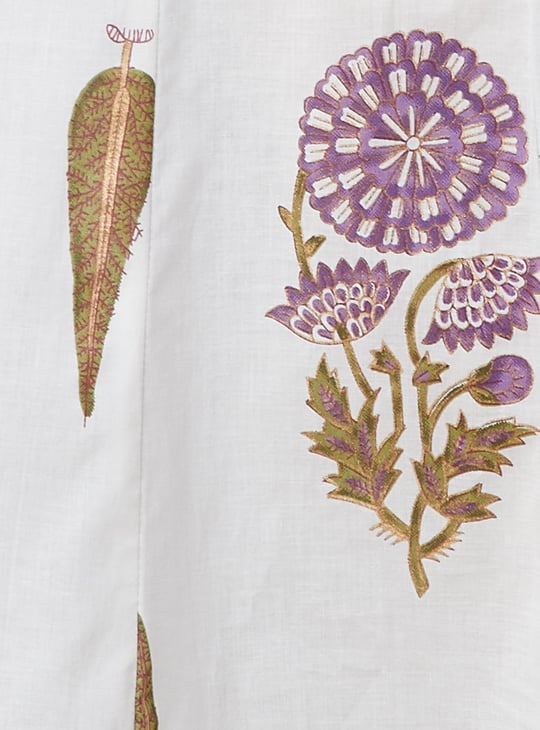 MELANGE Printed Straight Kurta Set
