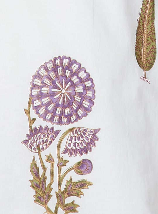 MELANGE Printed Straight Kurta Set