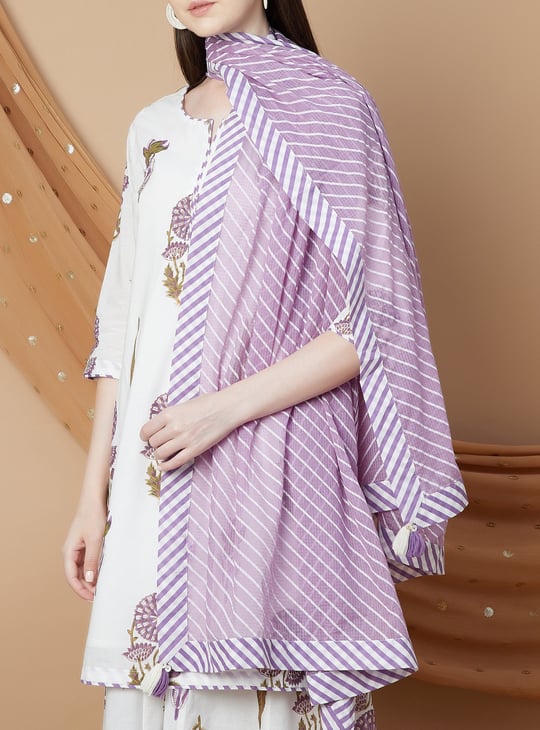 MELANGE Printed Straight Kurta Set