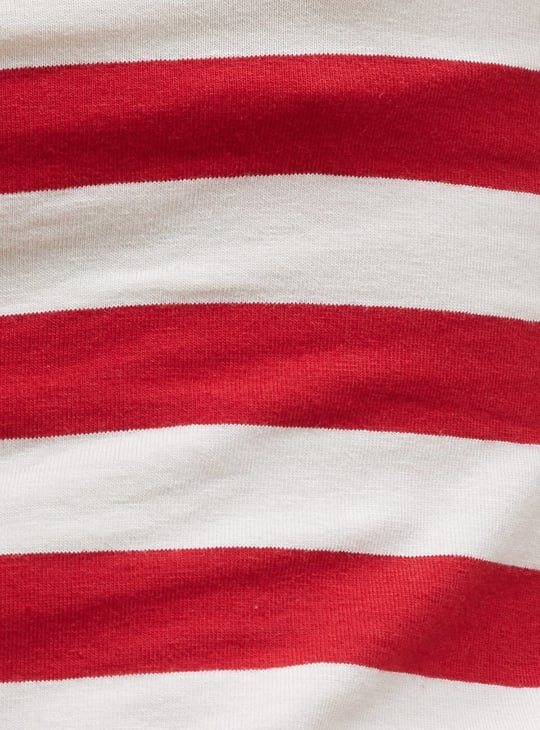 KAPPA Striped Halter Neck Crop T-shirt