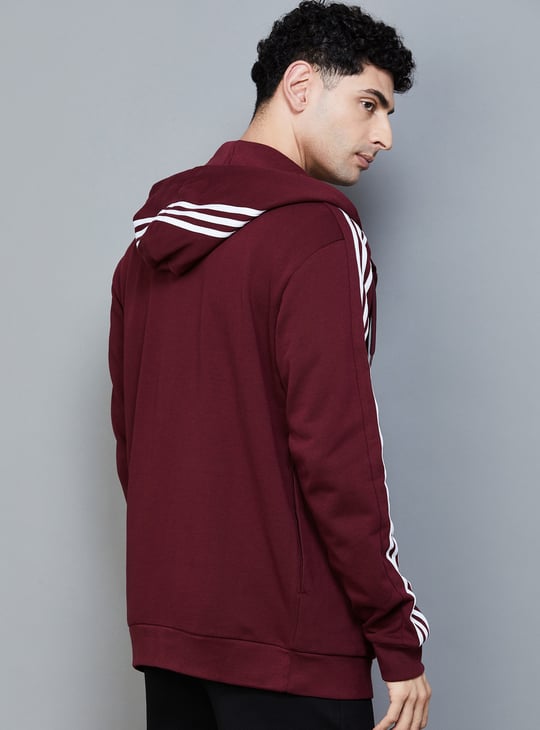 ADIDAS Solid Hooded Sweatshirt