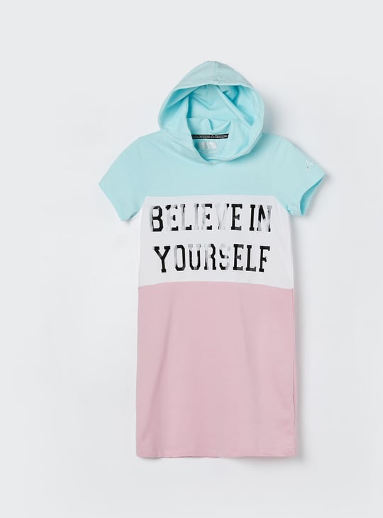 KAPPA Girls Colourblock T-shirt Dress