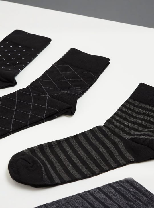 CODE Assorted Crew-Length Socks - Pack of 3