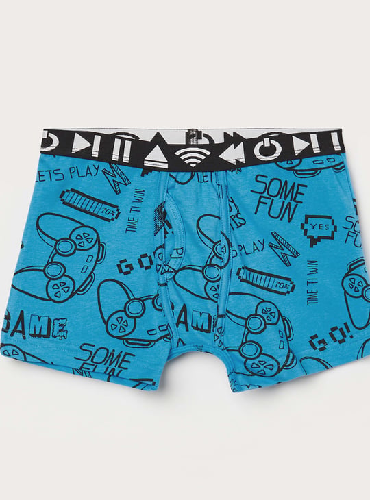 FAME FOREVER Boys Assorted Trunks - Pack of 2