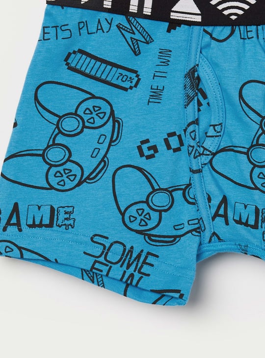 FAME FOREVER Boys Assorted Trunks - Pack of 2