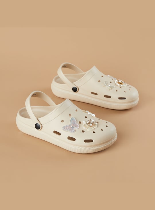 GINGER Charm Detail Clogs
