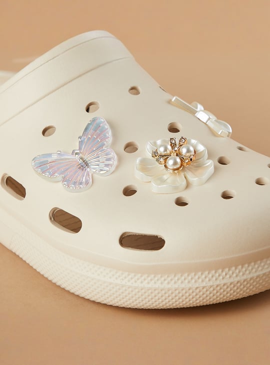 GINGER Charm Detail Clogs