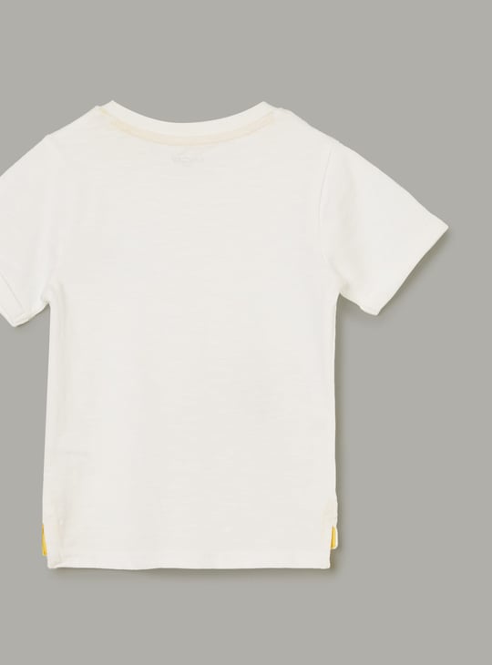 JUNIORS Boys Applique T-shirt with Cargo Shorts