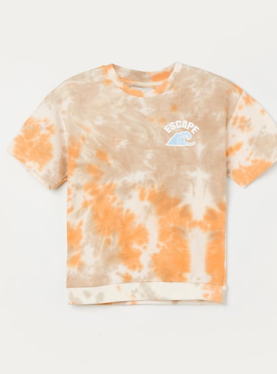 FAME FOREVER Boys Tie & Dye T-shirt